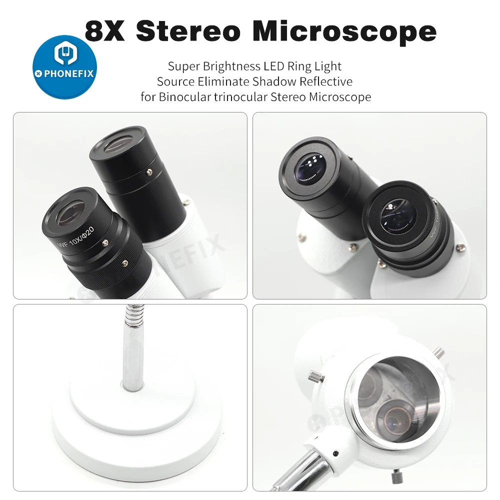 Microscopio Estéreo Binocular  - Electronics Repair Degree reseña y precio