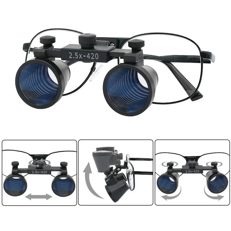Lupa Binocular LED con Diadema - Electronics Repair Glasses reseña y precio