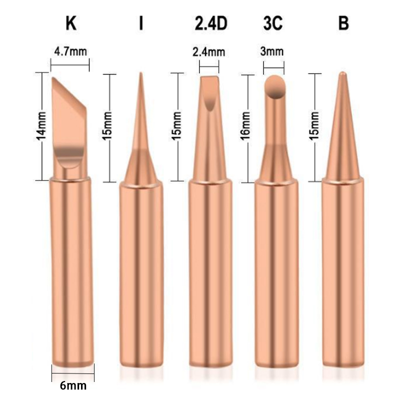 Lote de 5 Puntas de Soldadura  - Electronics Repair Kit With Soldering Iron reseña y precio