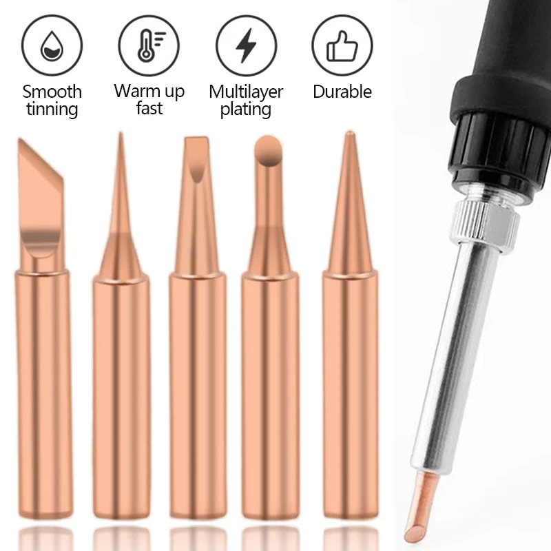 Lote de 5 Puntas de Soldadura  - Electronics Repair Kit With Soldering Iron reseña y precio