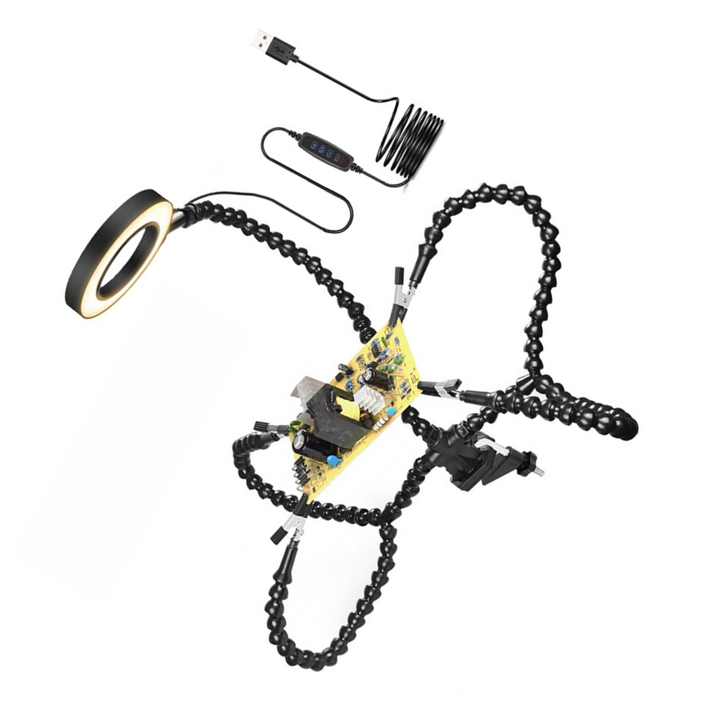 Manos auxiliares flexibles par - Electronics Repair Degree reseña y precio